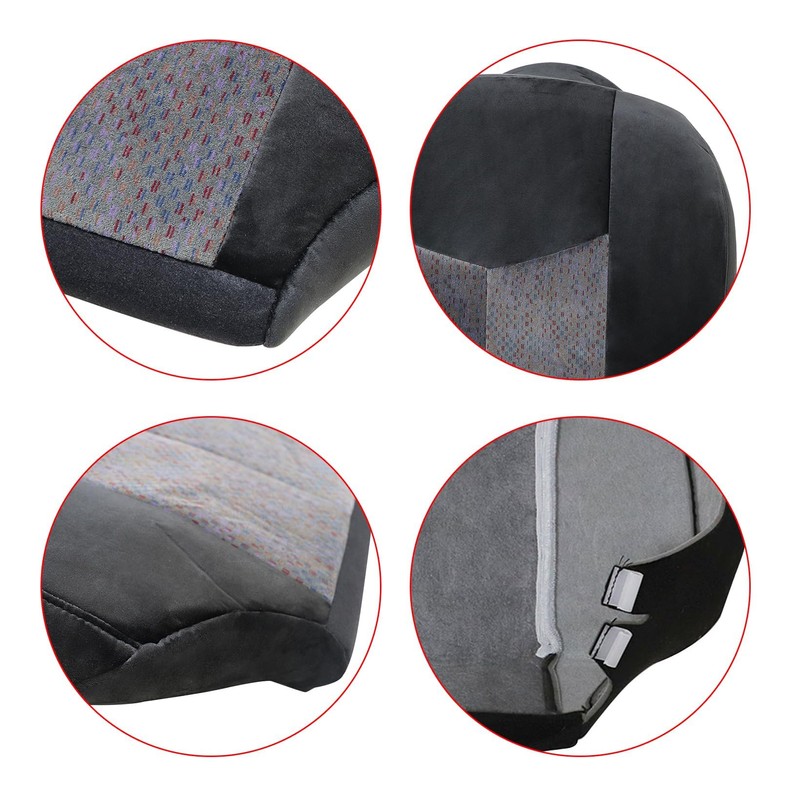 NLQR Front Driver Side Bottom Replacement Cloth Seat Cover Dark