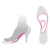 Puffy Gel Women's Insole, High Heel Support, One Size Fits
