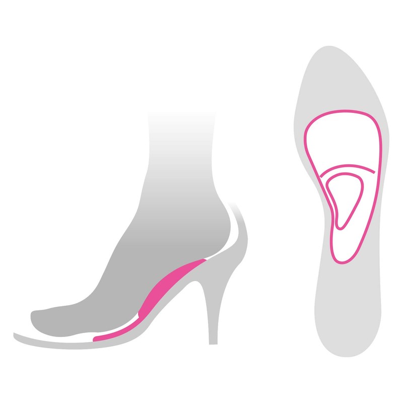 Puffy Gel Women's Insole, High Heel Support, One Size Fits