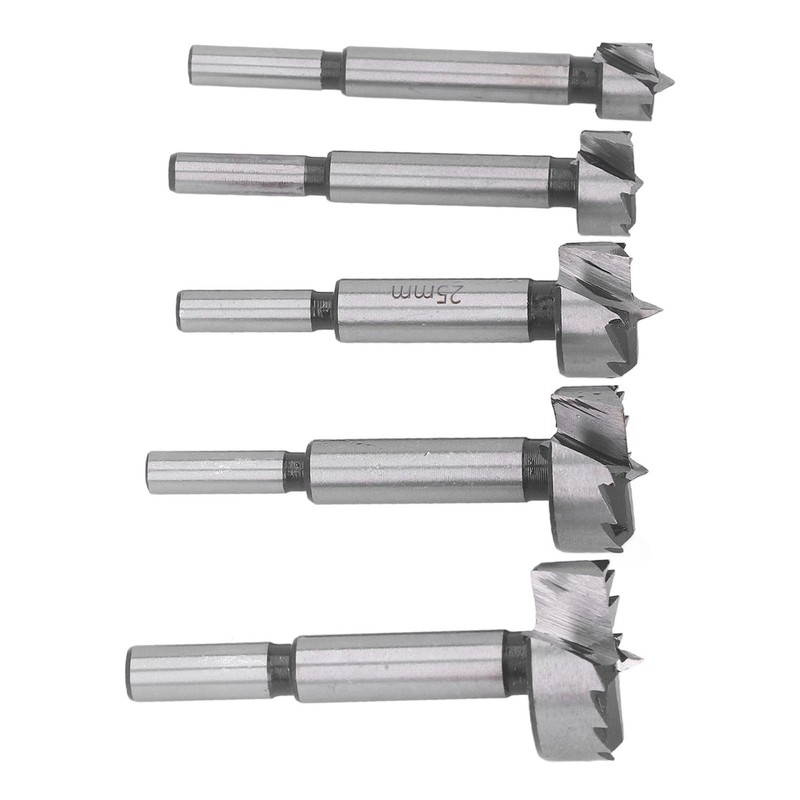 5pcs Forstner Bit Set Professional Multitooth Flat Wing Drill Bits