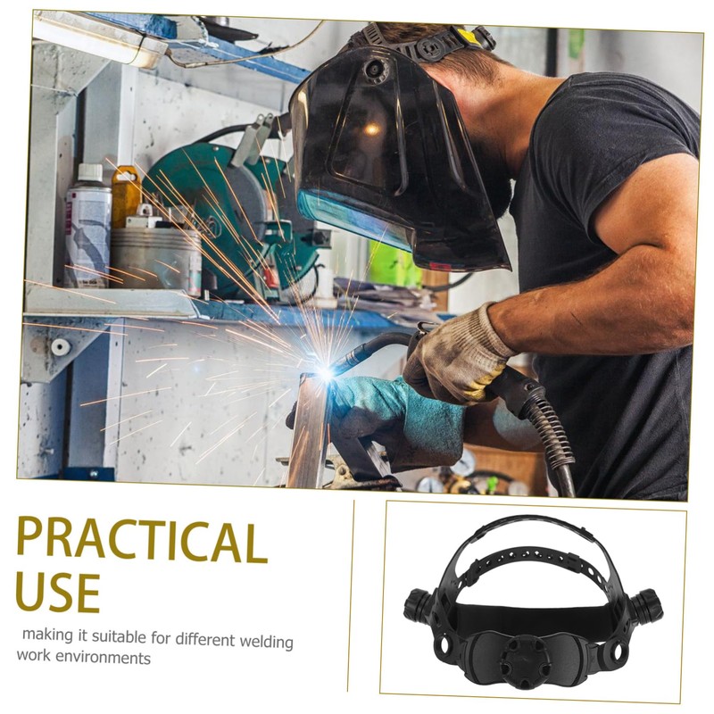 NOLITOY Adjustable Welding Helmet Headgear with Sweat Wicking Properties Flexible