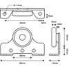 HKB ® HKB® 50197 Running Part for Overhead Sliding Door