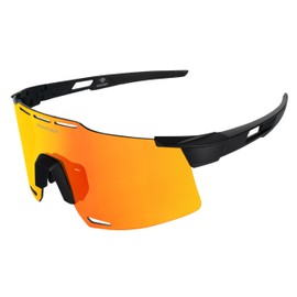 PANTHER PT-935 Polarized Dimming Sports Sunglasses, Glasses, Prescription Inner Frame, Ultra Lightweight, UV Protection, UV Protection, Unisex, Cycling, Running, Fishing, Golf, Driving, Black