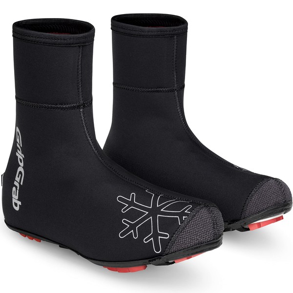 GripGrab Arctic X Waterproof Deep Winter Gravel MTB Cycling Shoe Covers Offroad Fleece Lined Cold Weather Biking Overshoes