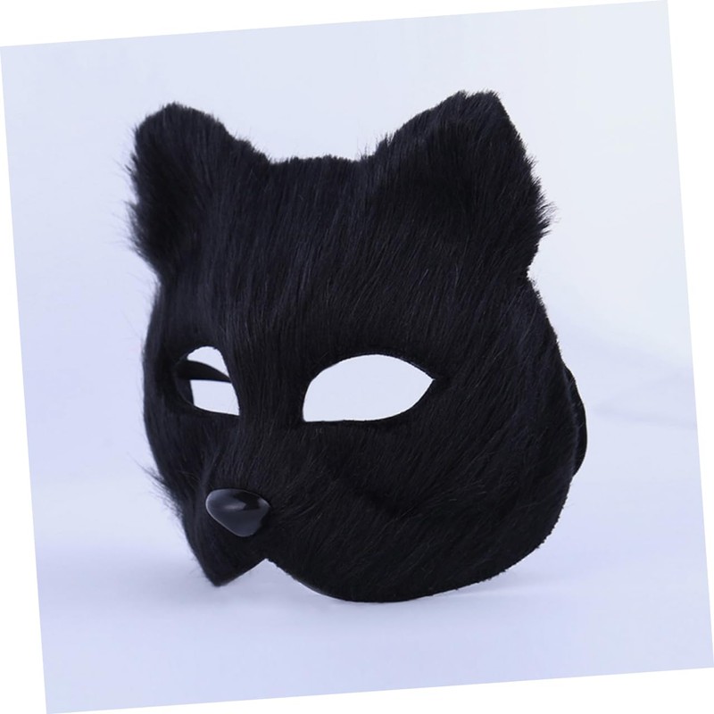 WOONEKY Realistic Fox Masks Animal Masks Cosplay for Men Women