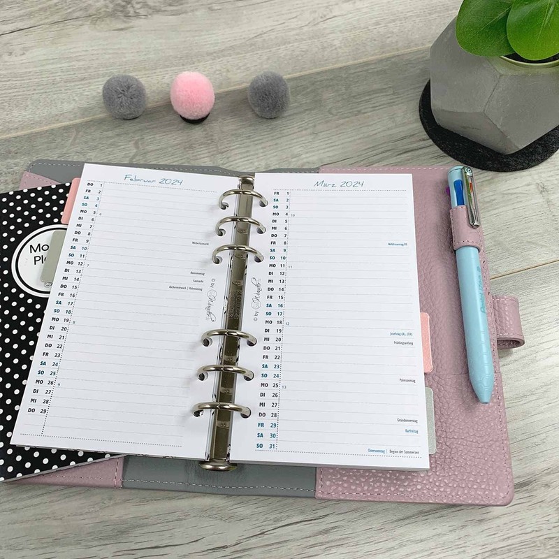 SinnWunder Premium Calendar Inserts 2026 - Weekly Calendar - 1