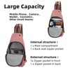 KL928 Canvas Sling Bag Crossbody Backpack Shoulder Casual Rucksack for