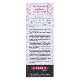 J.Herbin 35972T Wax for Sealing Gun 6 Sticks Soft Lilac