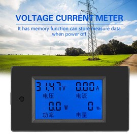 PZEM to 031 LCD Display DC 6.5 to 100V Digital Electric Power Energy Voltage Current Meter for Machine Industry Indoor Home