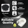 LESHIAUTO 2 Pcs Transmission Shifter Cable Bushing with Cap Compatible