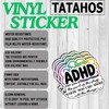 (3Pcs) ADHD Stickers Funny Sarcastic Quote Humor Motivational Inspirational Gifts