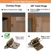 Vallecloud 10 Pack (5 Pair) Antique Brass Self Closing Cabinet