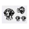 4 x 'German Shorthaired Pointer' Temporary Tattoos - Water Resistant,