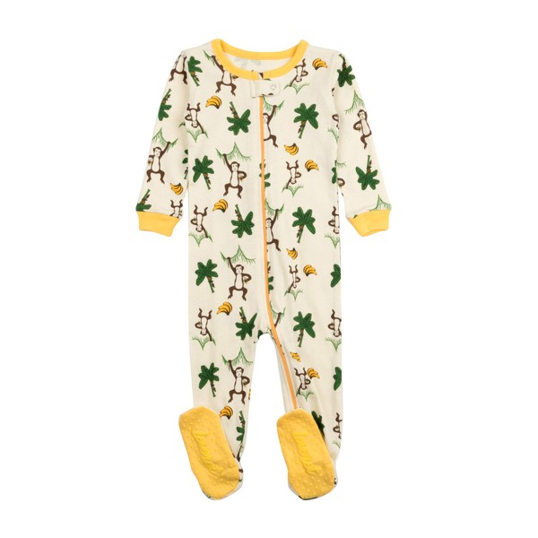 Leveret Kids & Toddler Boys Girls Footed Pajamas 100% Cotton