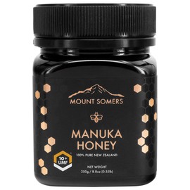 Mount Somers Premium Manuka Honey MGO 263+ / UMF 10+ - 100% Pure Non GMO New Zealand Manuka Honey - Genuine Natural Superfood - UMF Certified & Traceable - 8.8oz