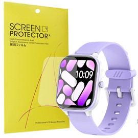 Compatible for HENGTO Kids Fitness Tracker Screen Protector, Sahouden [6 Pack] Full Coverage TPU Clear Film Compatible for HENGTO H39 PLUS Fitness Tracker (6 pack)