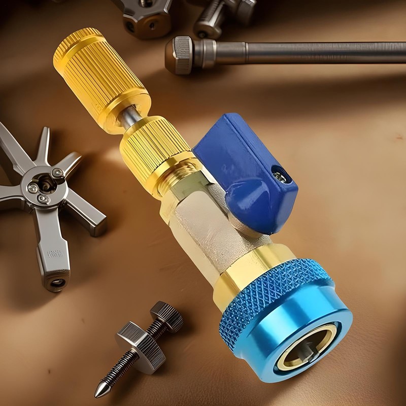 Valve Core Removal Tool HVAC | Multifunctional Valve Core Removal