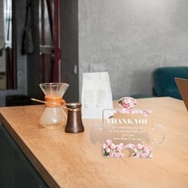 Birthday Gifts for Men Girls Gift - Acrylic Plaque Thank You Gifts for Women Teacher Appreciation Gifts Ornament Keepsakes Ideas for Ladies Special Colorful Heart Sign GBGY0187