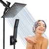 Shower Head with handheld, High Pressure 8'' Rain Shower Head/Brass