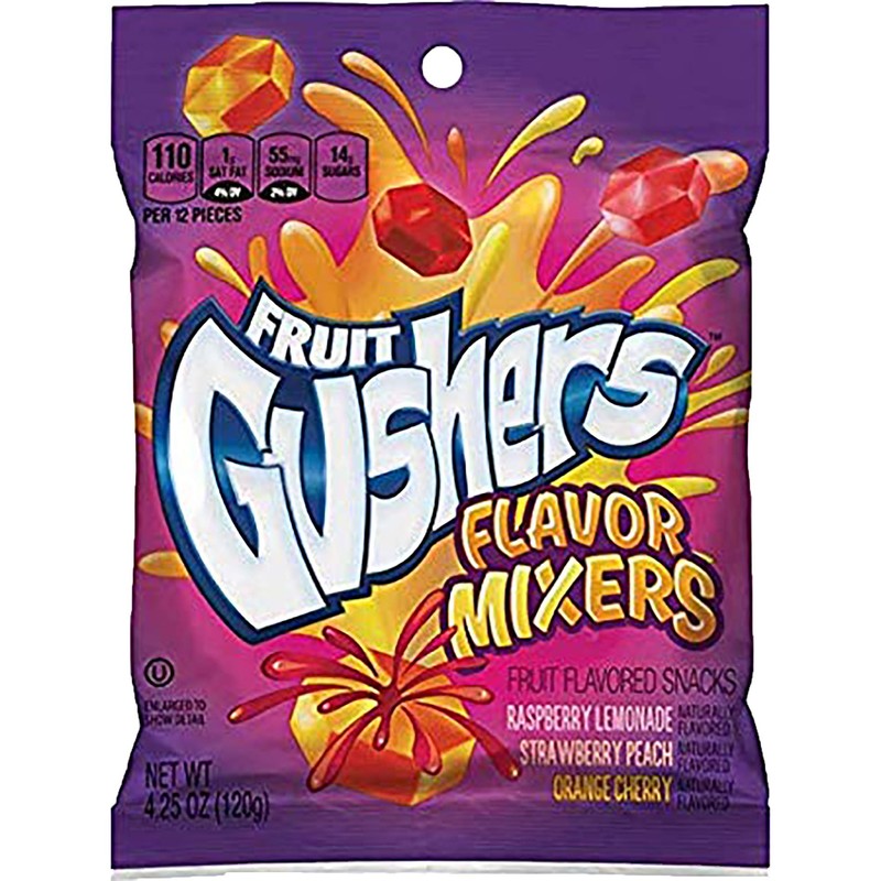 Fruit Gushers Variety 2-Pack, Super Sour Berry and Flavor Mixers