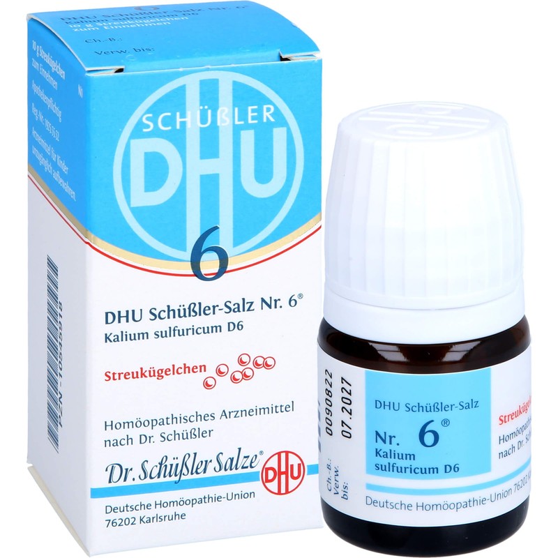 DHU Schüßler Salt No. 6 Potassium Sulfuricum D6 Scattering Balls
