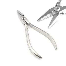 OdontoMed2011 JARABAK Light Wire PLIER with Grooves Dental Orthodontic PLIER Stainless Steel