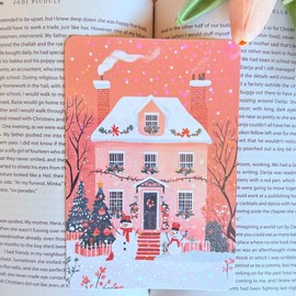 Christmas Village Kindle Insert Laminated Cardstock for Kindle Case, Holiday Holographic Kindle Paperwhite Insert - Size: Paperwhite 7”/Colorsoft