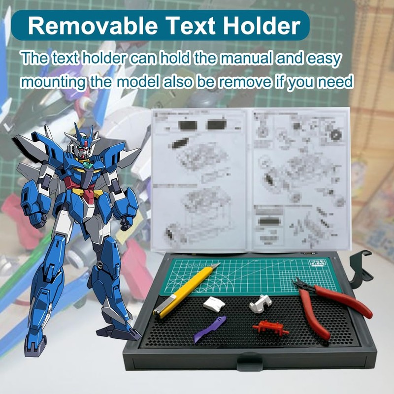 Gundam Model Kit Tools, Portable Worktable for Model Building, Work