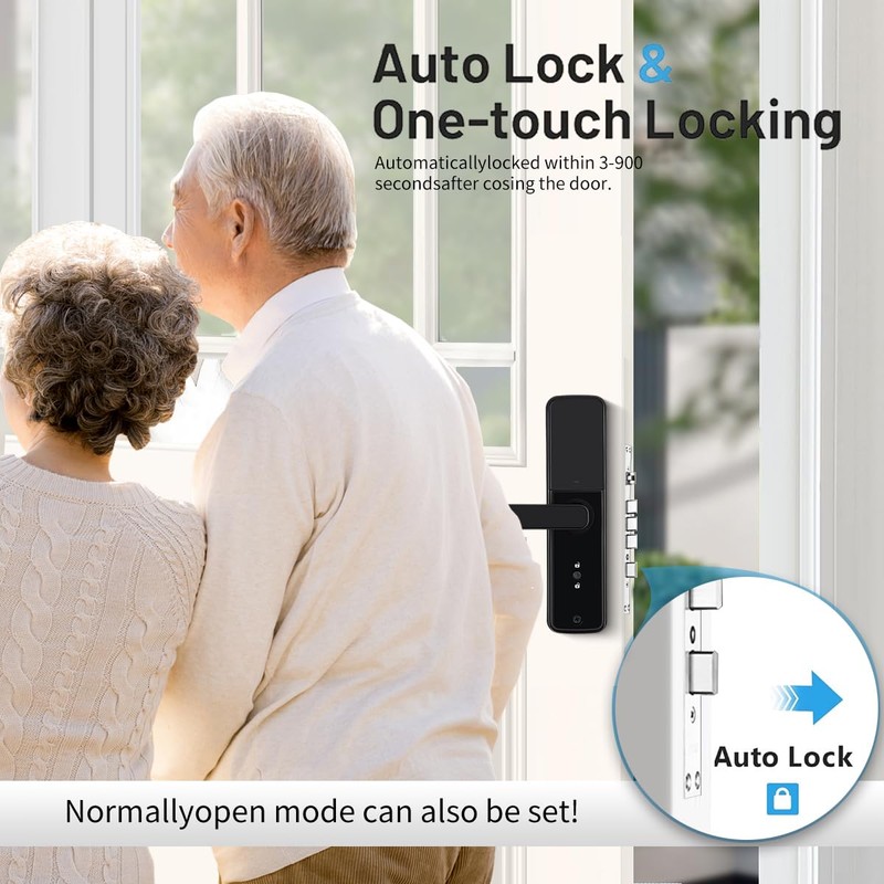 Sophies Fingerprint Door Lock Smart Deadbolt Keyless Entry Electronic Digital