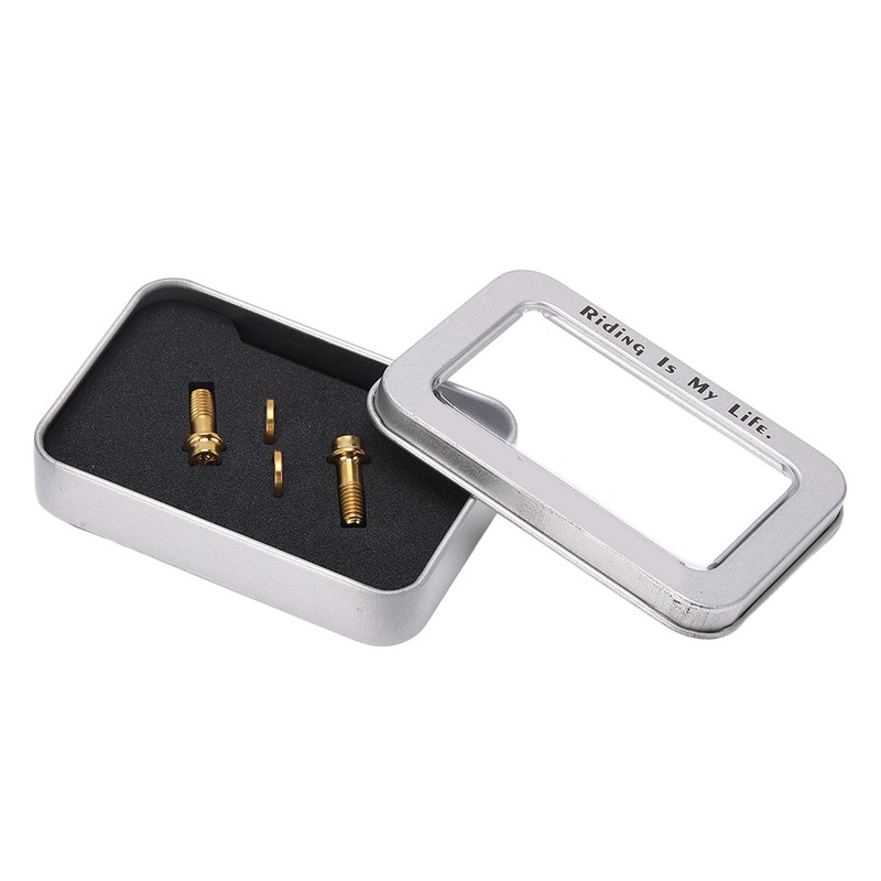 RISK 4pcs/box Titanium Alloy Fixed Screw Set for Sram Brake