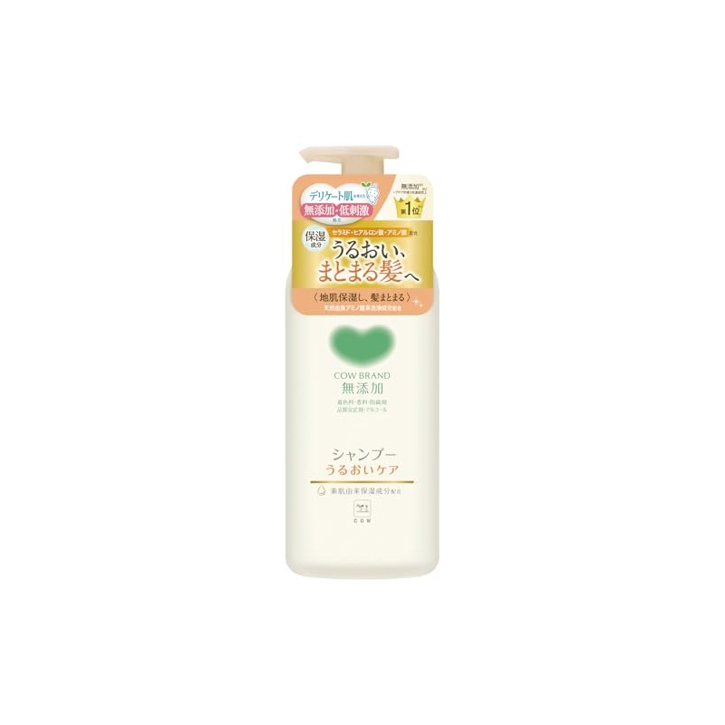Cow Brand Additive-Free Shampoo with Moisture Care Pump, 16.3 fl