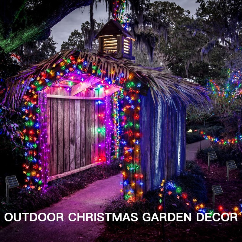 suddus Solar String Lights for Outside, 2 Pack 100 LED