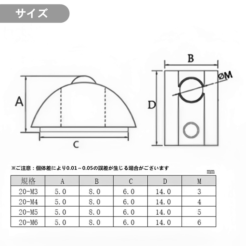 30pcs M5 T Spring Nuts Roll In Spring T Nuts