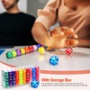 EXCEART 100pcs Bar Dice Drinking Game Dice Small Dice Mtg