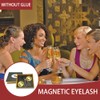 Magnetic Eyelashes Kit with Glue-free Applicator Tool, Magnetic Eyelash Clip,