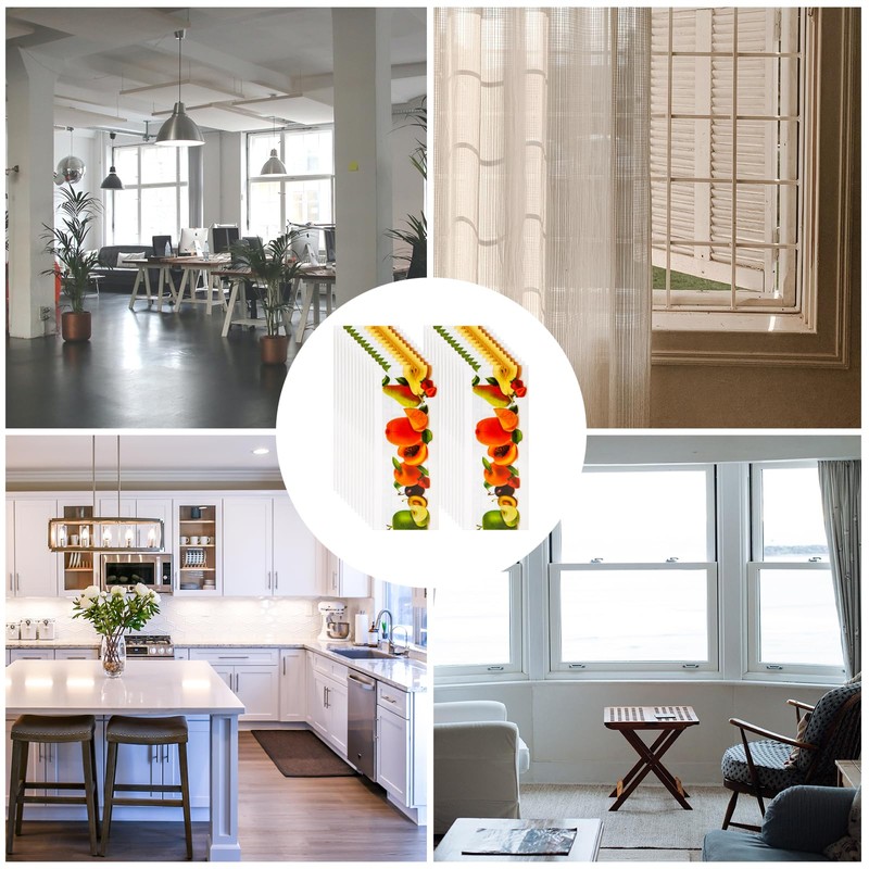 24pcs Window Fly Traps Sticker for Indoors, Fruit Styled Transparent
