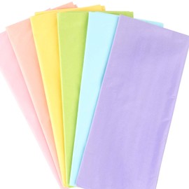 60 Sheets Multicolored Tissue Paper(26×20Inches) Macaron Gift Bouquet Wrapping Paper for DIY Art Crafts Mother's Day Easter Party Wedding Birthday Gift Packaging Decorative Paper