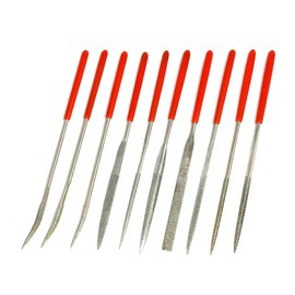 POLARIS 3623 Diamond File Set, Various Shapes, Set of 10, #200, Precision File, Molding, Plastic Model, Blade Sharpener