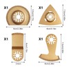 Multitool Saw Blades in 4 Shapes for Oscillation Tool Opening