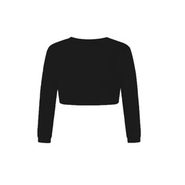 Betusline Cute Clothes for Teen Girls, Long Sleeve Black Crop Tops Tee Shirts + Gold Cargo Jogger Pants Outfits 2pcs Clothes Set, 9-10 Years = Tag 150