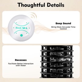 Ionic Detox Foot Bath Machine, Foot Detox Spa Chi Cleanse Machine for Home Use Spa Club Salon or Holiday Travel, Regain Health & Vitality (Barrel Not Include)