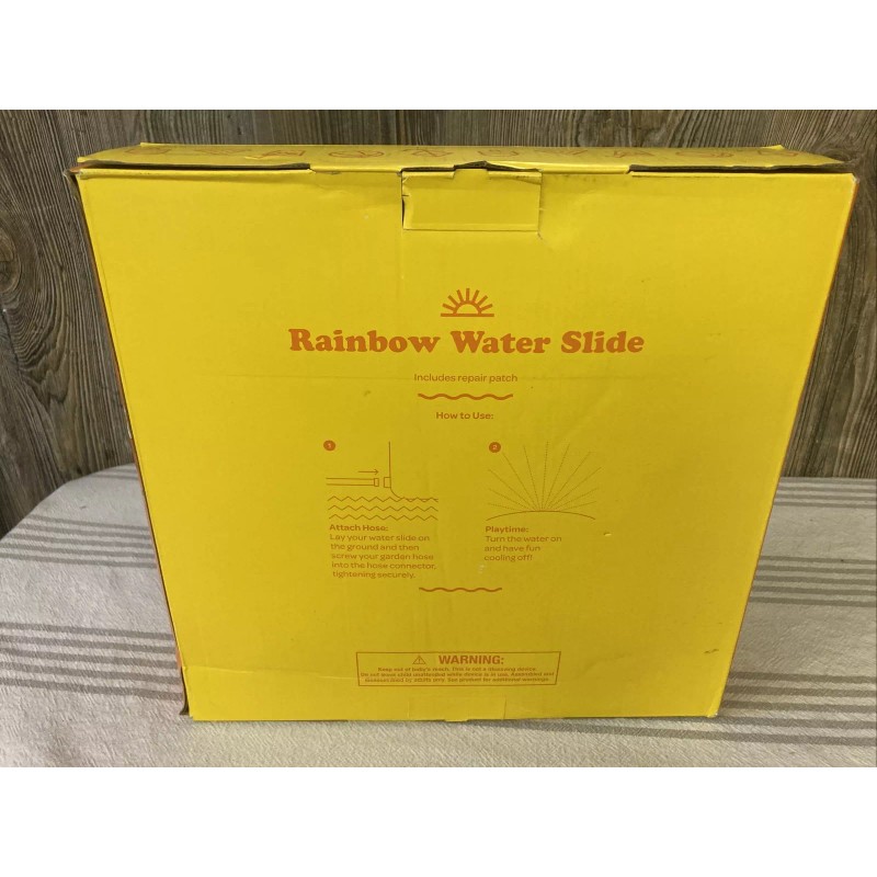 Sun Squad Pool Beach Fun SUN SQUAD RAINBOW WATER SLIDE