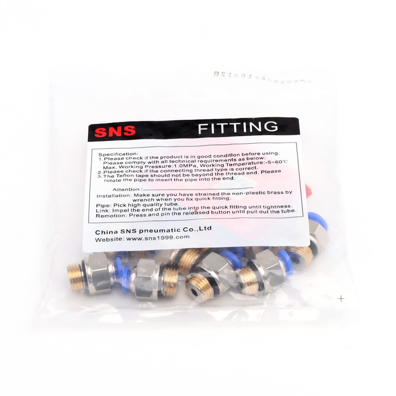 SNS SPC8-G02 Push-in Fitting Pneumatic Quick Connector Push In (G