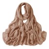 Lina & Lily Luxury Women's Bamboo Viscose Woven Scarf Shawl