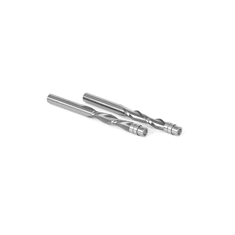 YONICO Solid Carbide Flush Trim Router Bit Spiral Set 2