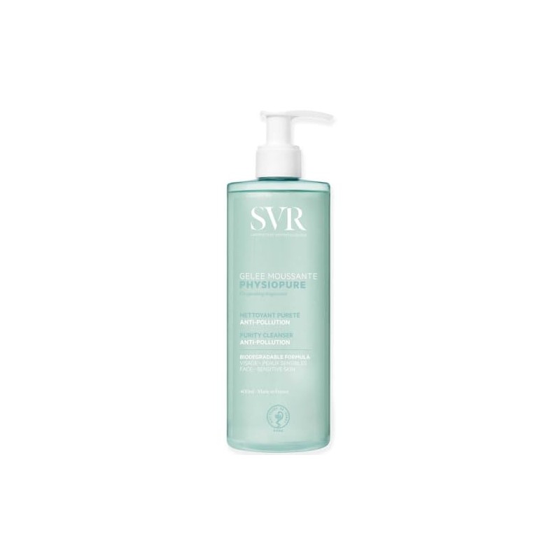 SVR Physiopure Gel Moussant Limpiador Desmaquillante, 400 ml