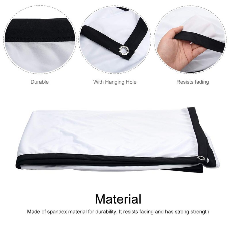 Projector Screen, Foldable 16:9 Projector Screen for Home Cinema and