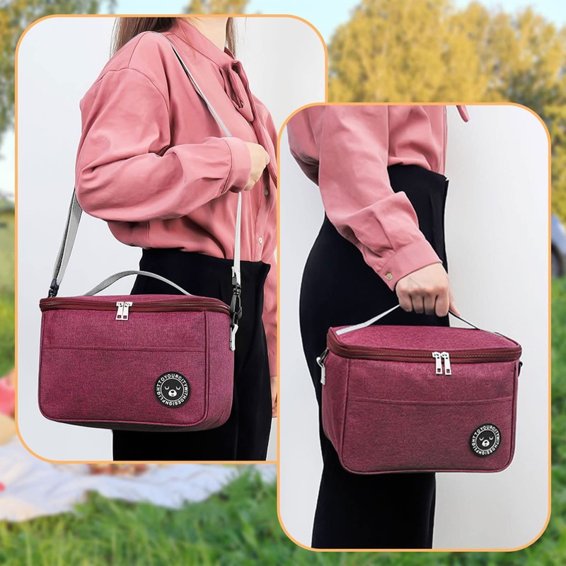 TUFA Cool Bag 6.4 L, Small, Insulated Thickened Lunch Bag,