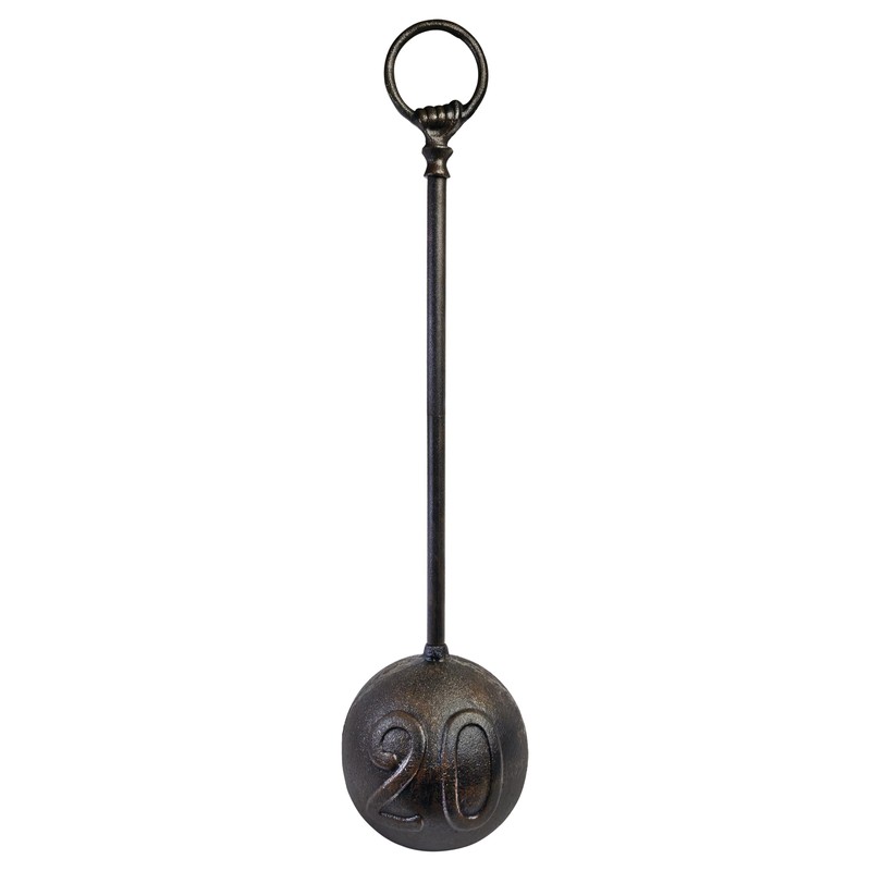 Lulu Decor, Cast Iron #20 Doorstop, Doorstop with Handle (8.6