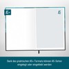 paper&you® Notebook A5+ Squared with Elastic Band [Shiny Teal] 156